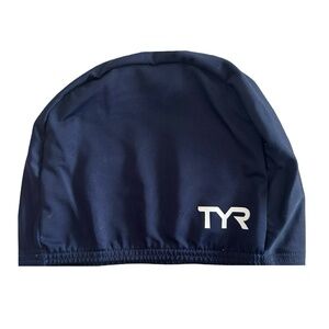 TYR Kids Navy Blue Swim Cap